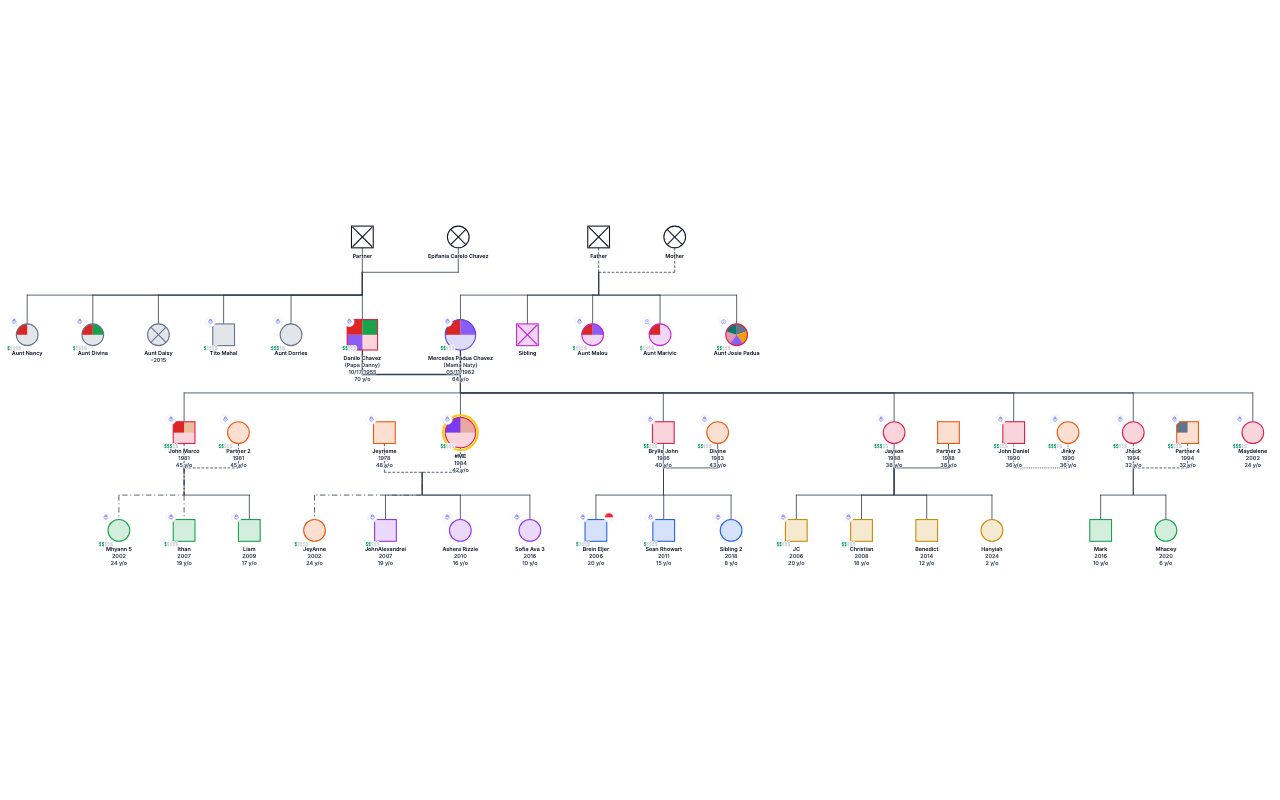 Geogram -Sample Genogram genogram