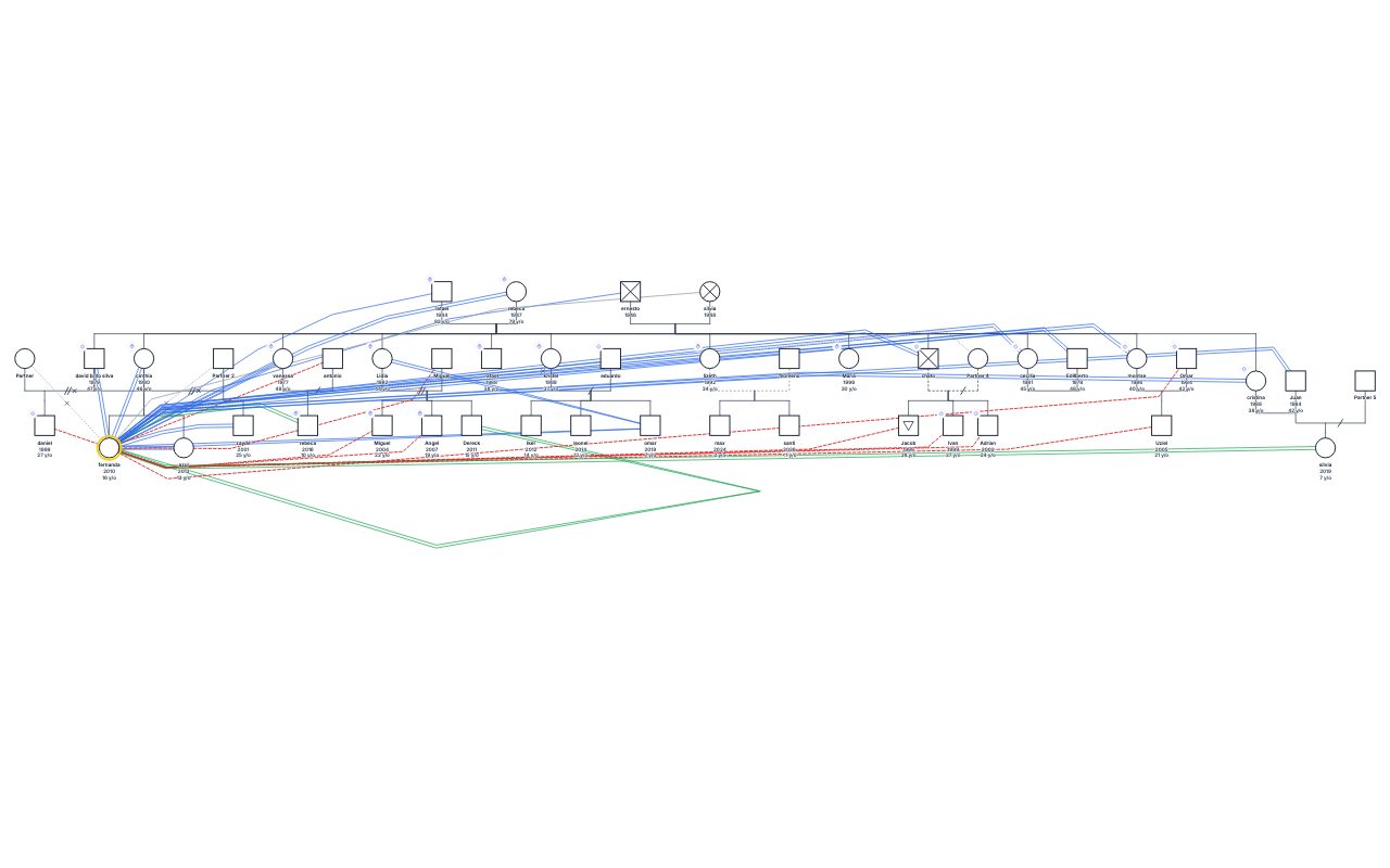 fernanda's Family Genogram genogram